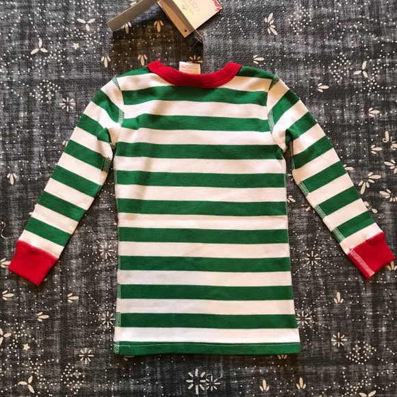 Hanna 2T Christmas Stripe Long Johns - Picture 10 of 16